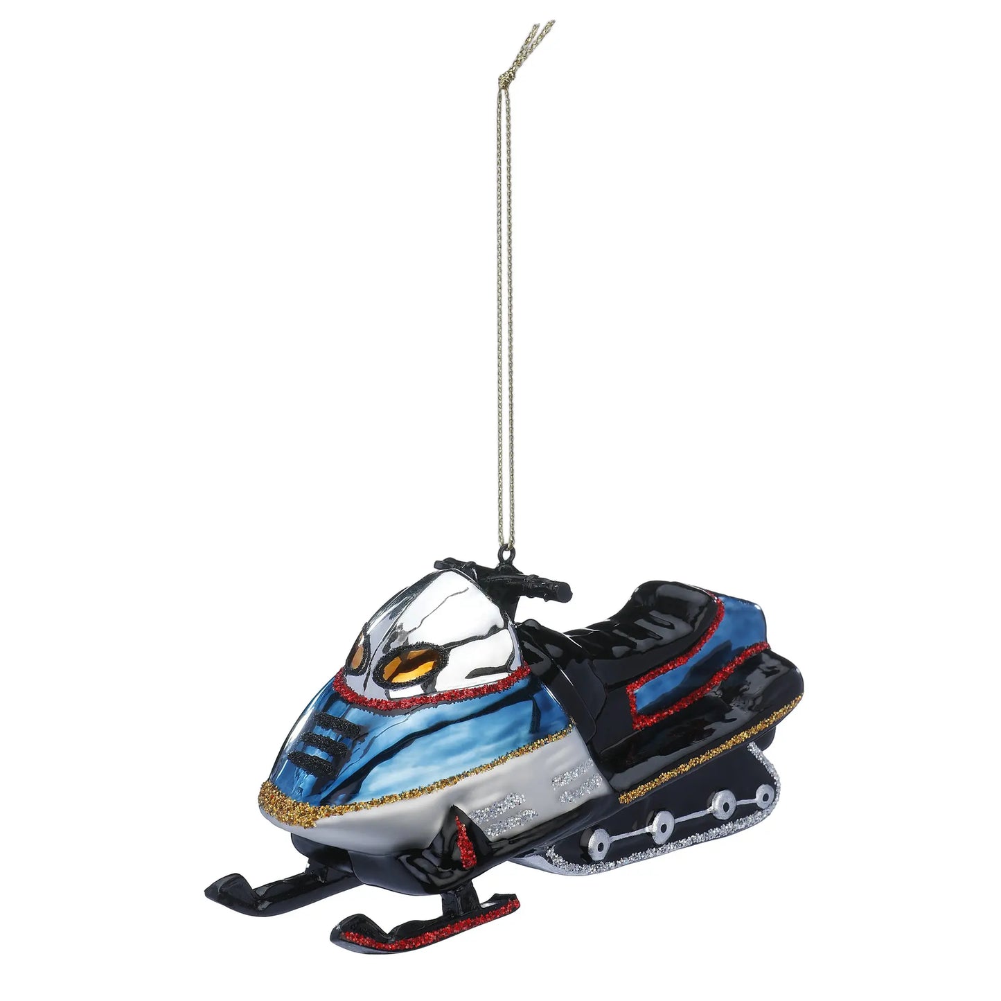 Glazen Kerstbal - Sneeuwscooter (vanaf september verkrijgbaar)
