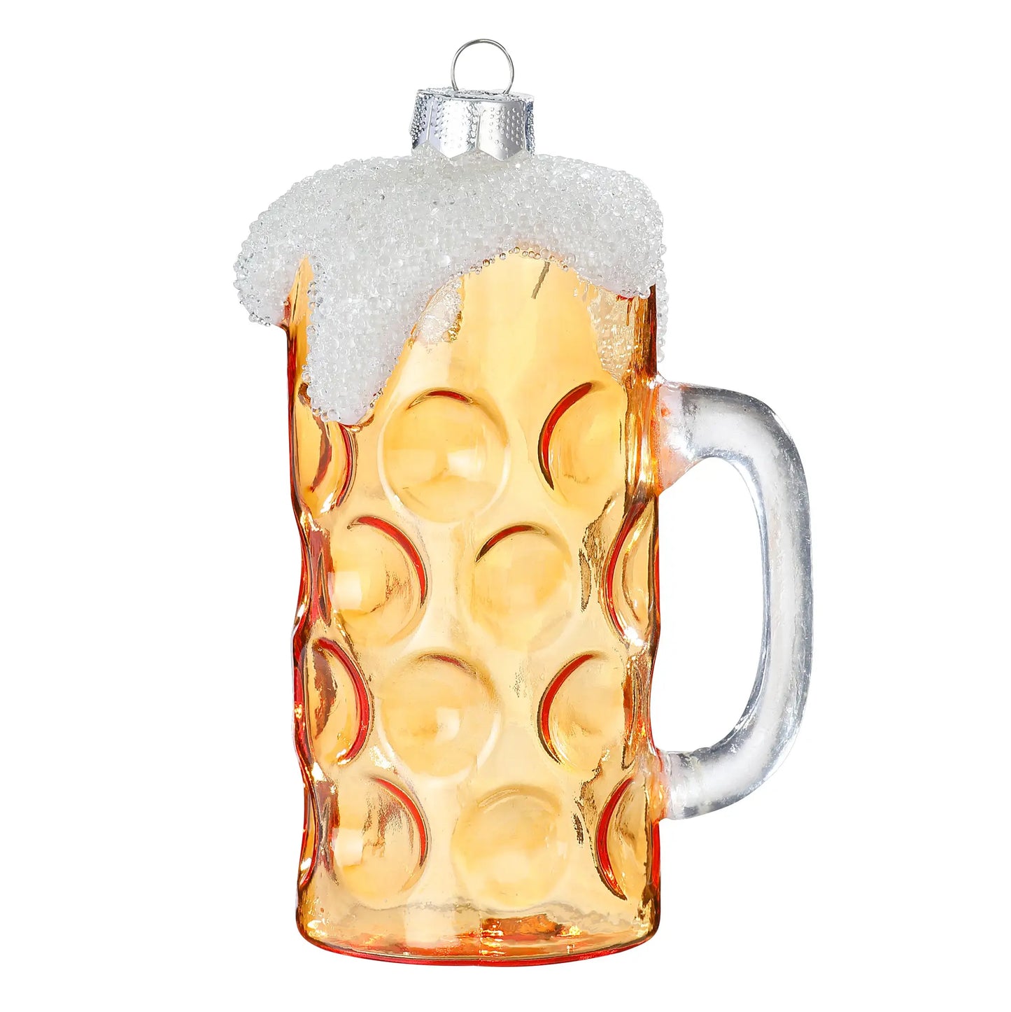 Glazen Kerstbal - Bierglas (vanaf september verkrijgbaar)