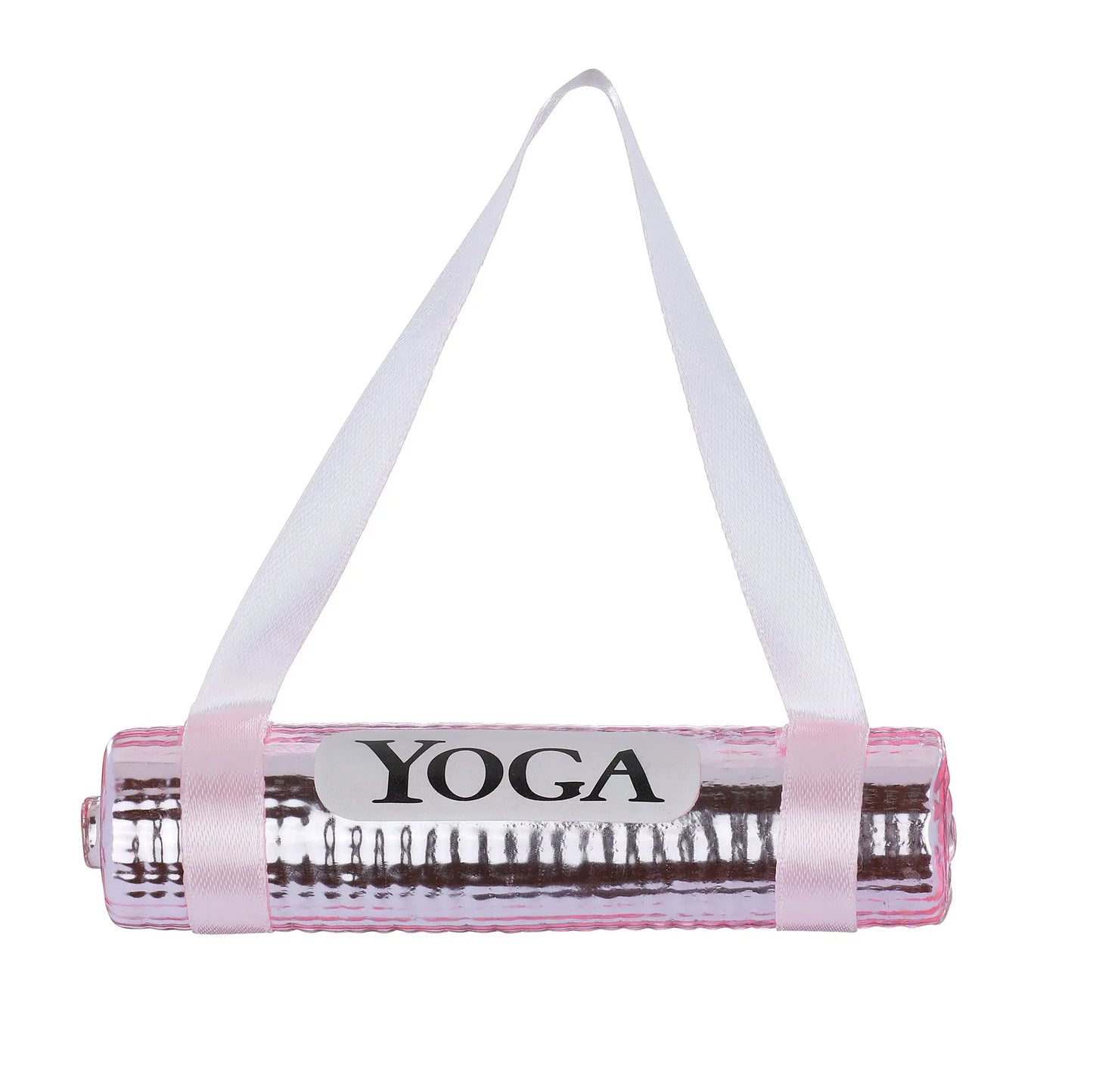 Glazen Kerstbal - Yoga mat (vanaf september verkrijgbaar)