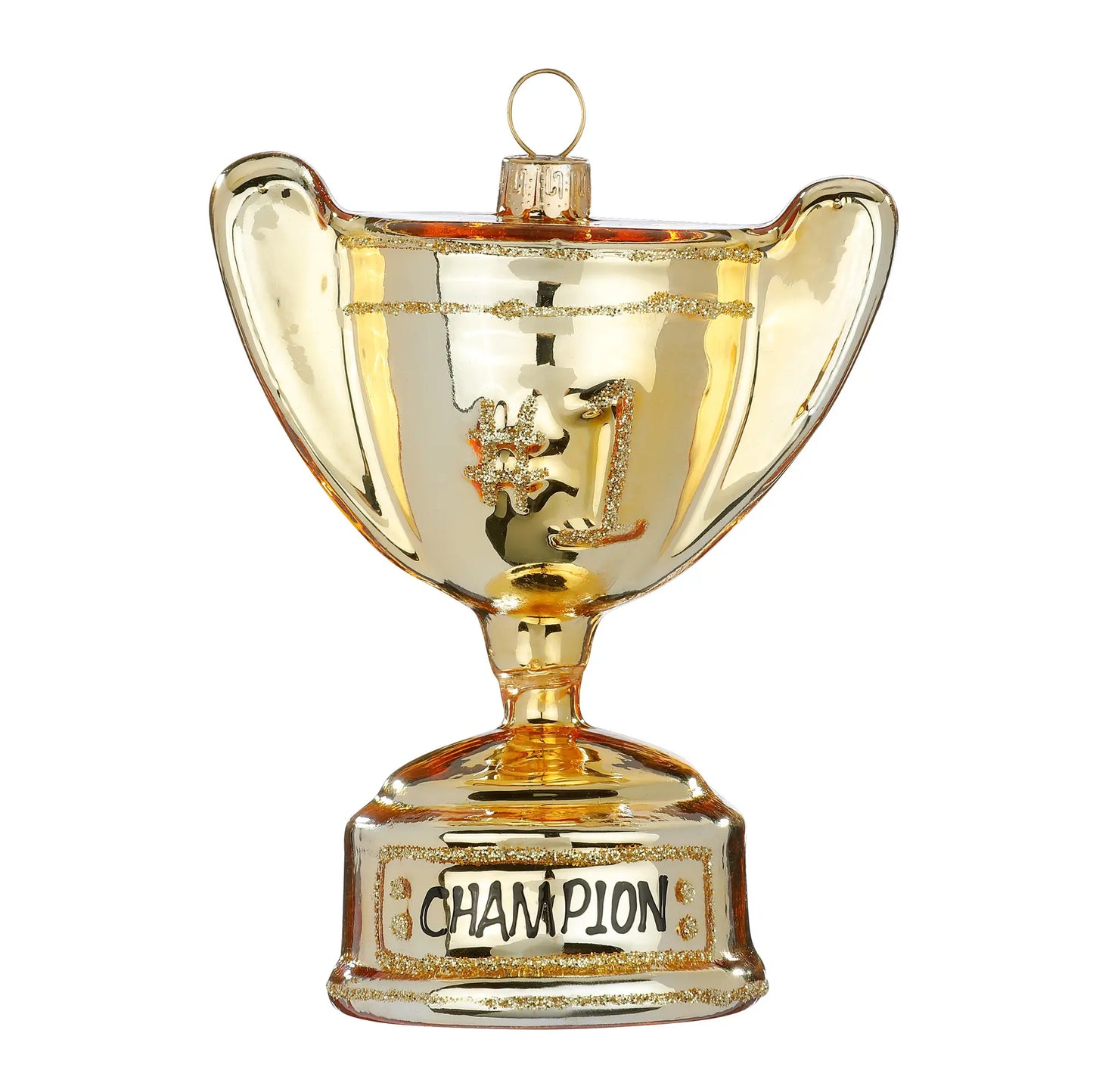 Glazen Kerstbal - Trofee (vanaf september verkrijgbaar)