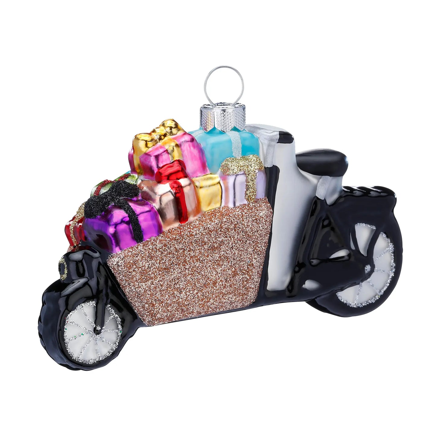 Glazen Kerstbal - Bakfiets (vanaf september verkrijgbaar)