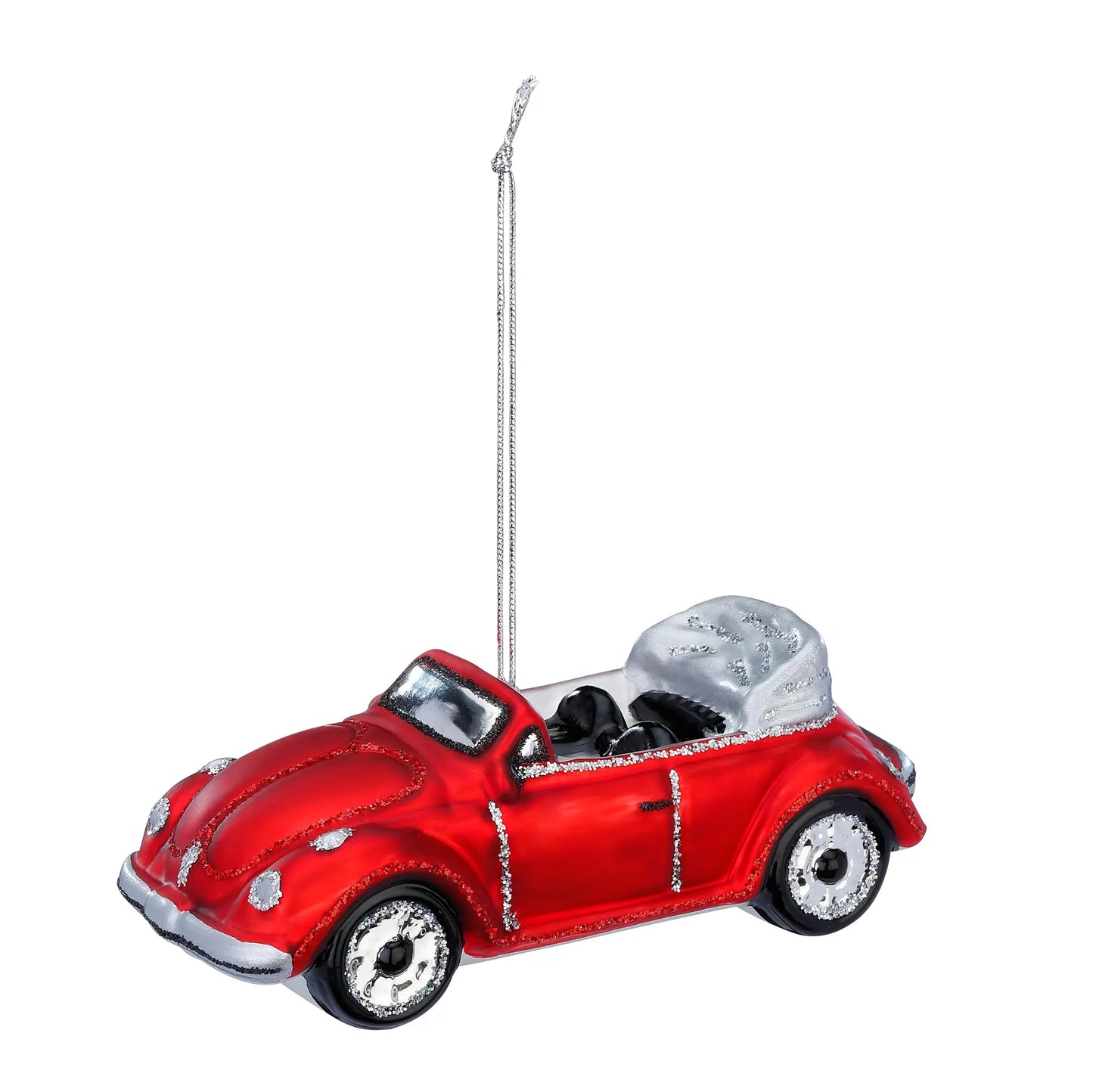 Glazen Kerstbal - Cabriolet (vanaf september verkrijgbaar)