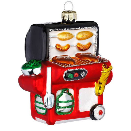 Glazen Kerstbal - Barbecue
