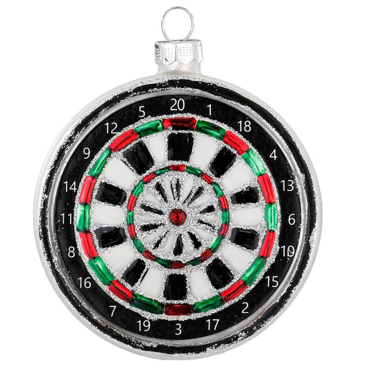 Glazen Kerstbal - Dartbord