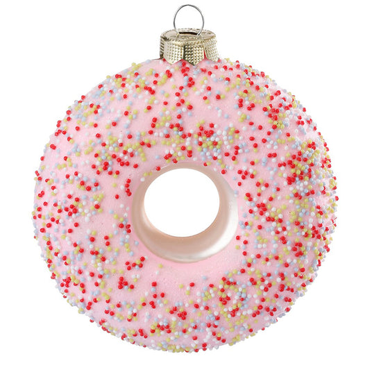 Glazen Kerstbal - Donut