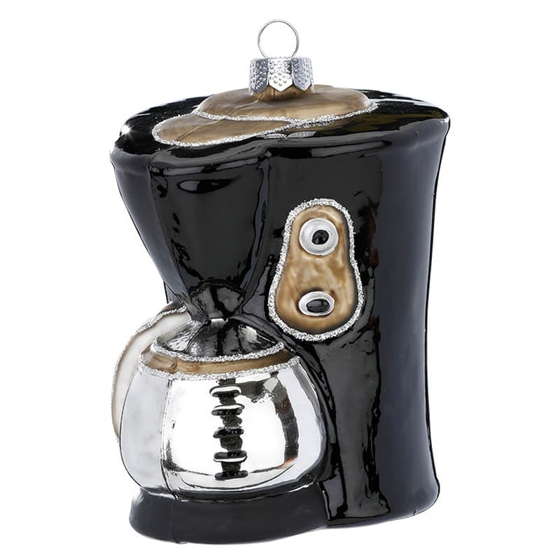 Glazen Kerstbal - Koffieapparaat