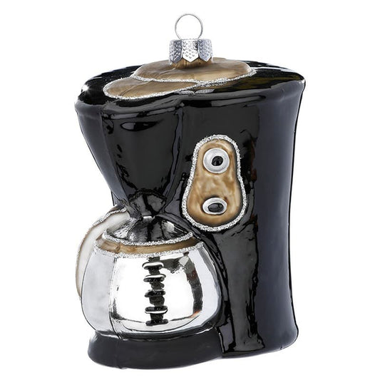 Glazen Kerstbal - Koffieapparaat