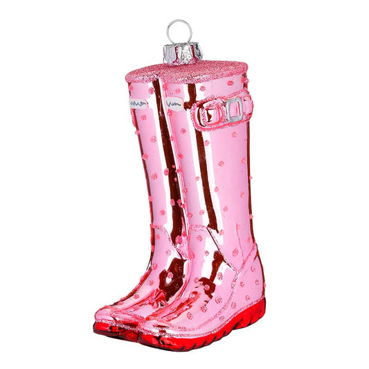 Glazen Kerstbal - Laarzen
