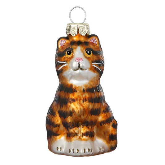 Glazen Kerstbal - Poes