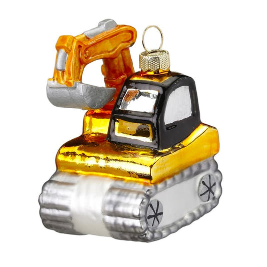 Glazen Kerstbal - Graafmachine