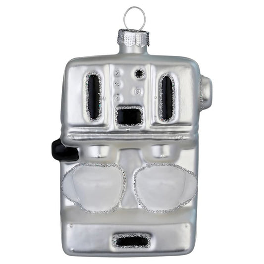 Glazen Kerstbal - Koffiemachine