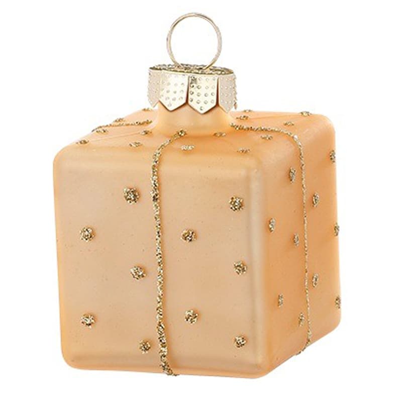 Glazen Kerstbal - Cadeautje