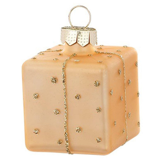 Glazen Kerstbal - Cadeautje