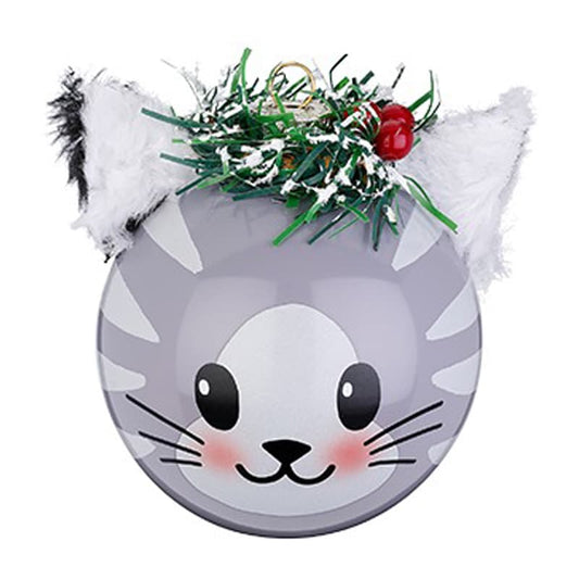 Glazen Kerstbal - Crazy Collectie - Poes