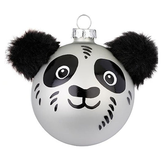 Glazen Kerstbal - Fluffy Collectie - Panda