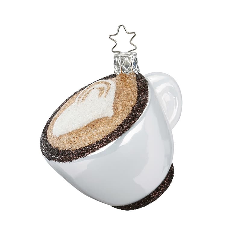 aparte kerstbal cappuccino