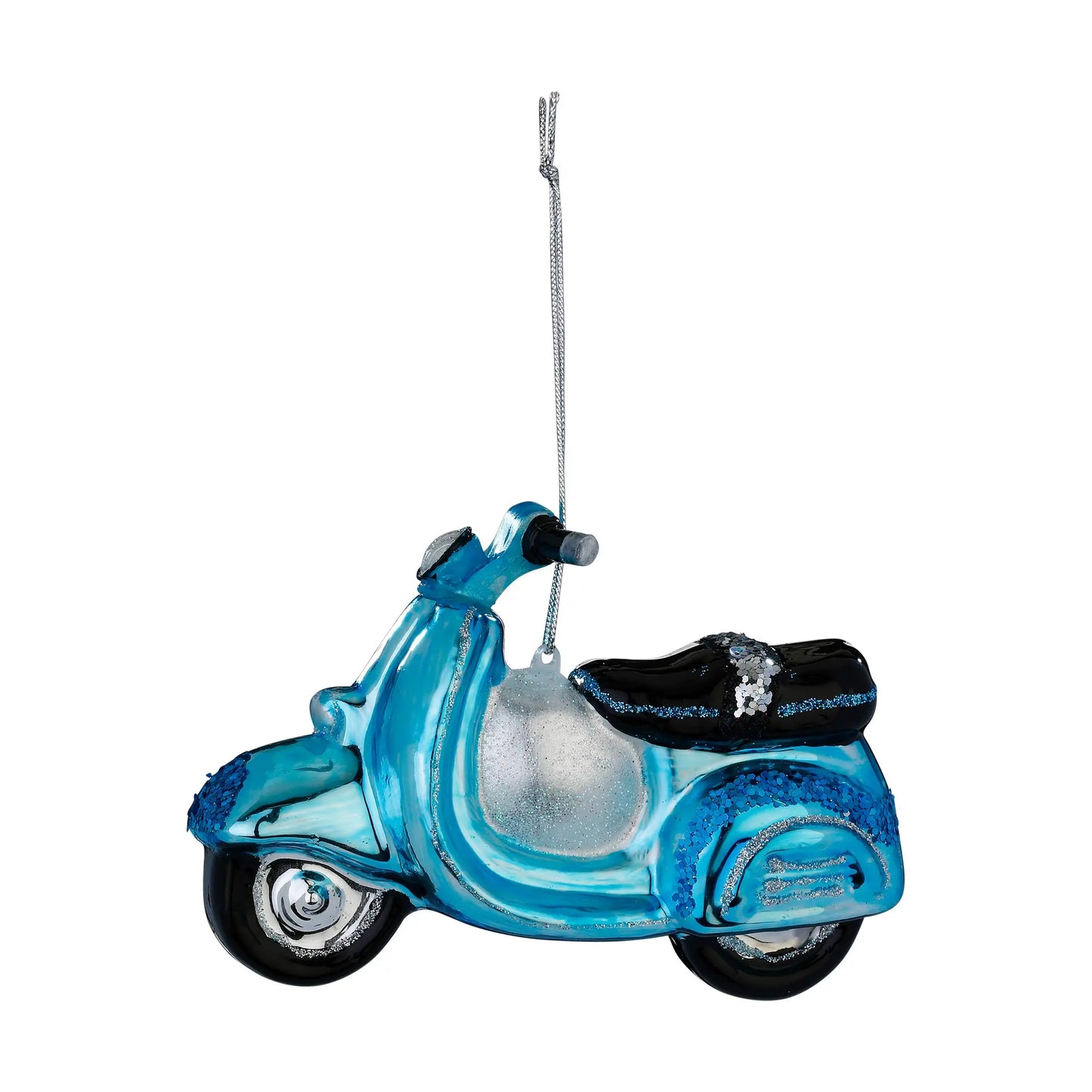 Glazen Kerstbal - Scooter (vanaf september verkrijgbaar)