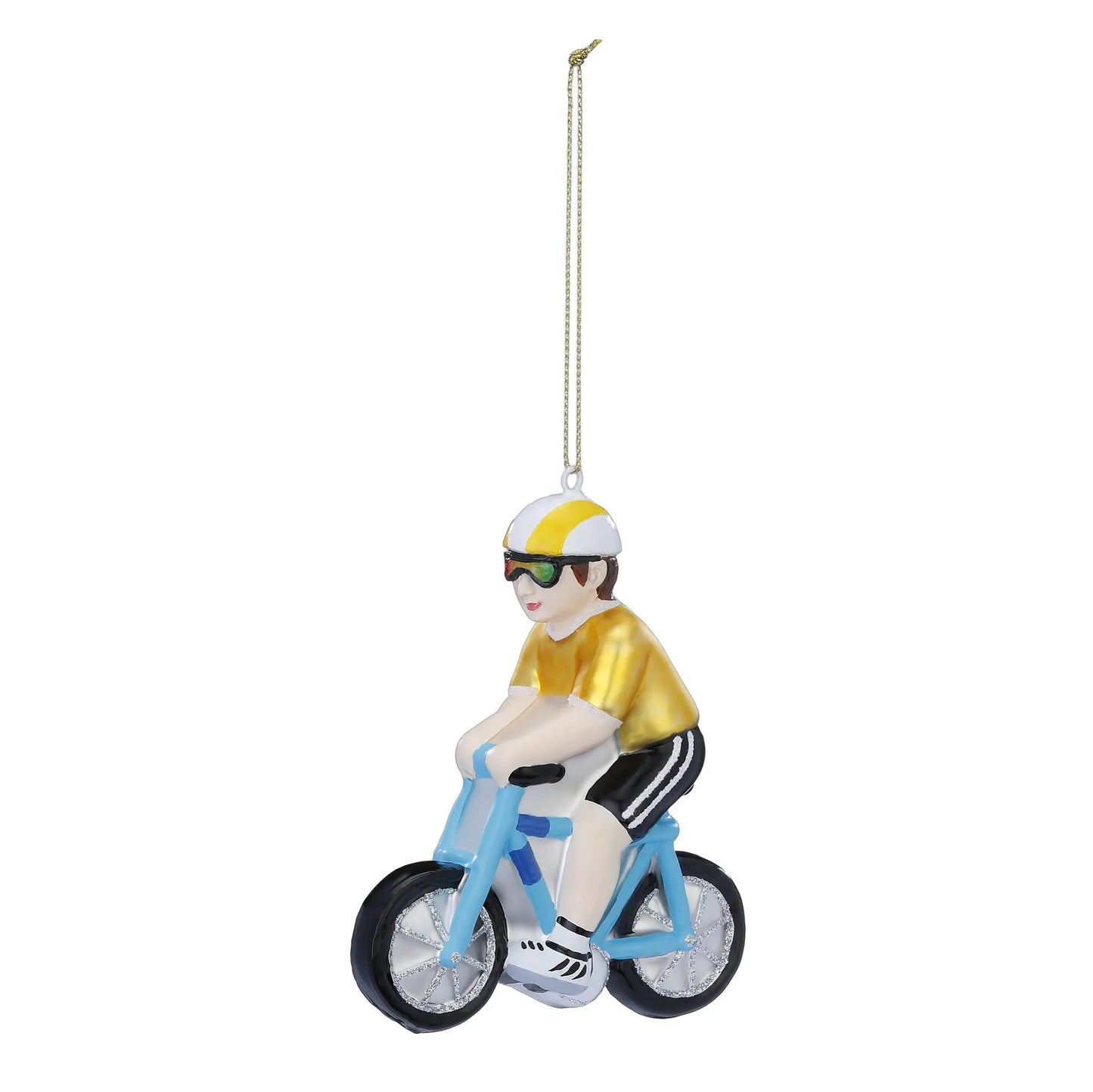 Glazen Kerstbal - Fietser (vanaf september verkrijgbaar)