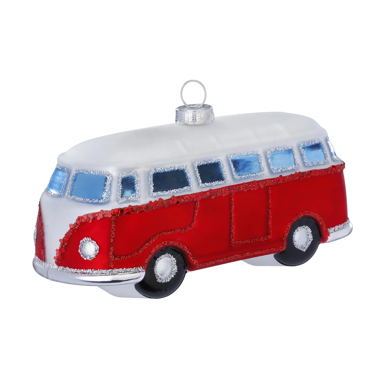 Glazen Kerstbal - Volkswagen T1 busje (vanaf september verkrijgbaar)