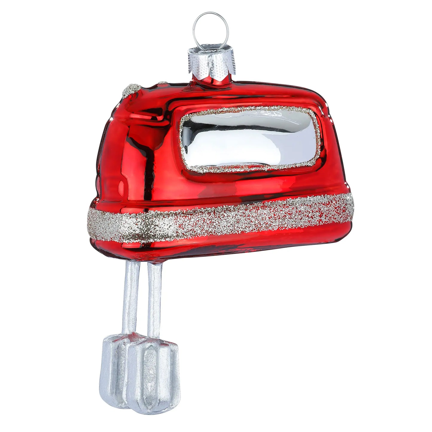 Glazen Kerstbal - Handmixer (vanaf september verkrijgbaar)
