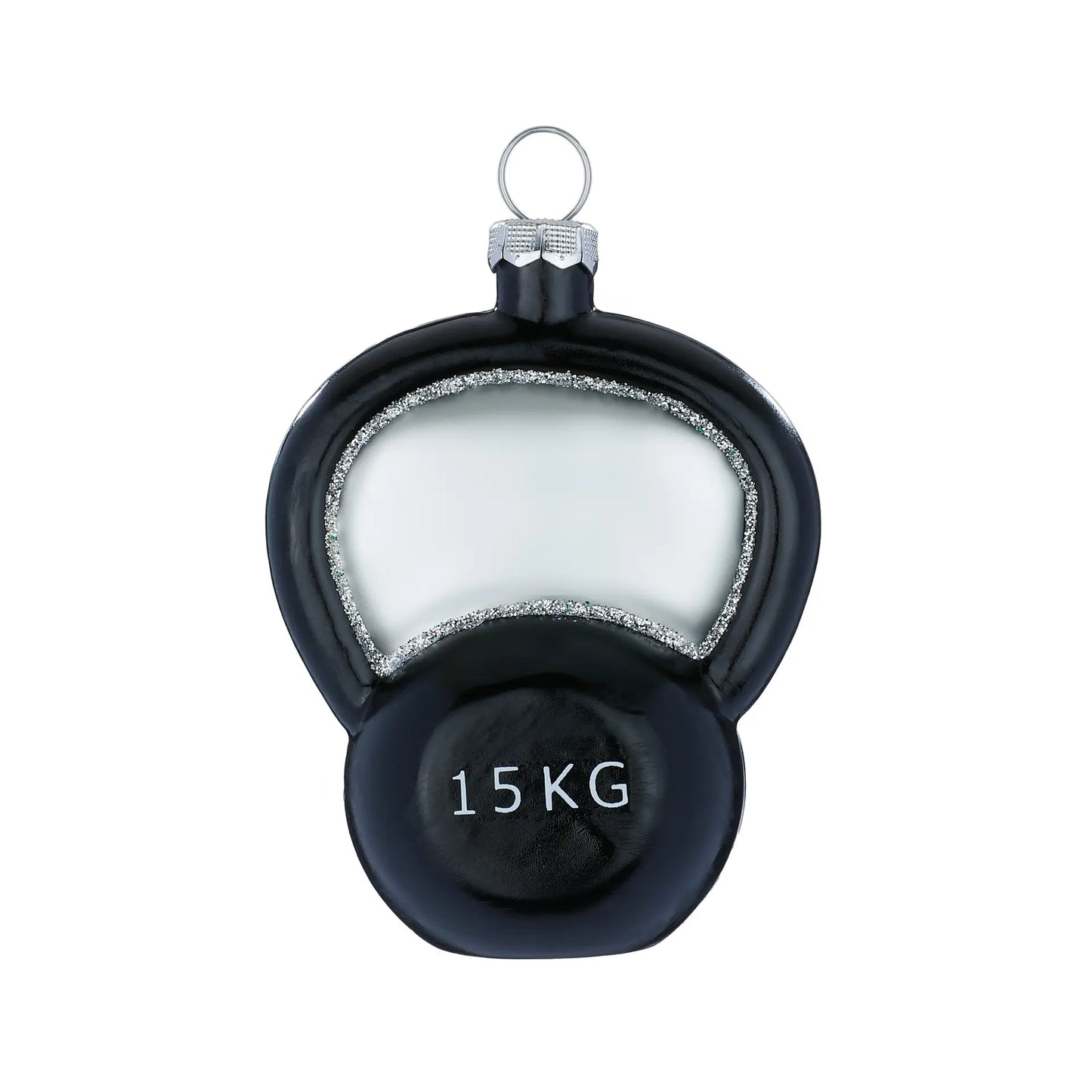 Glazen Kerstbal - Kettlebell (vanaf september verkrijgbaar)