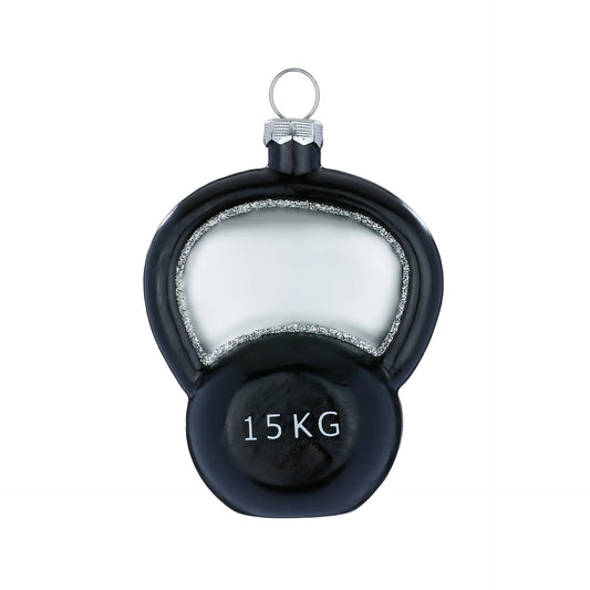Glazen Kerstbal - Kettlebell (vanaf september verkrijgbaar)
