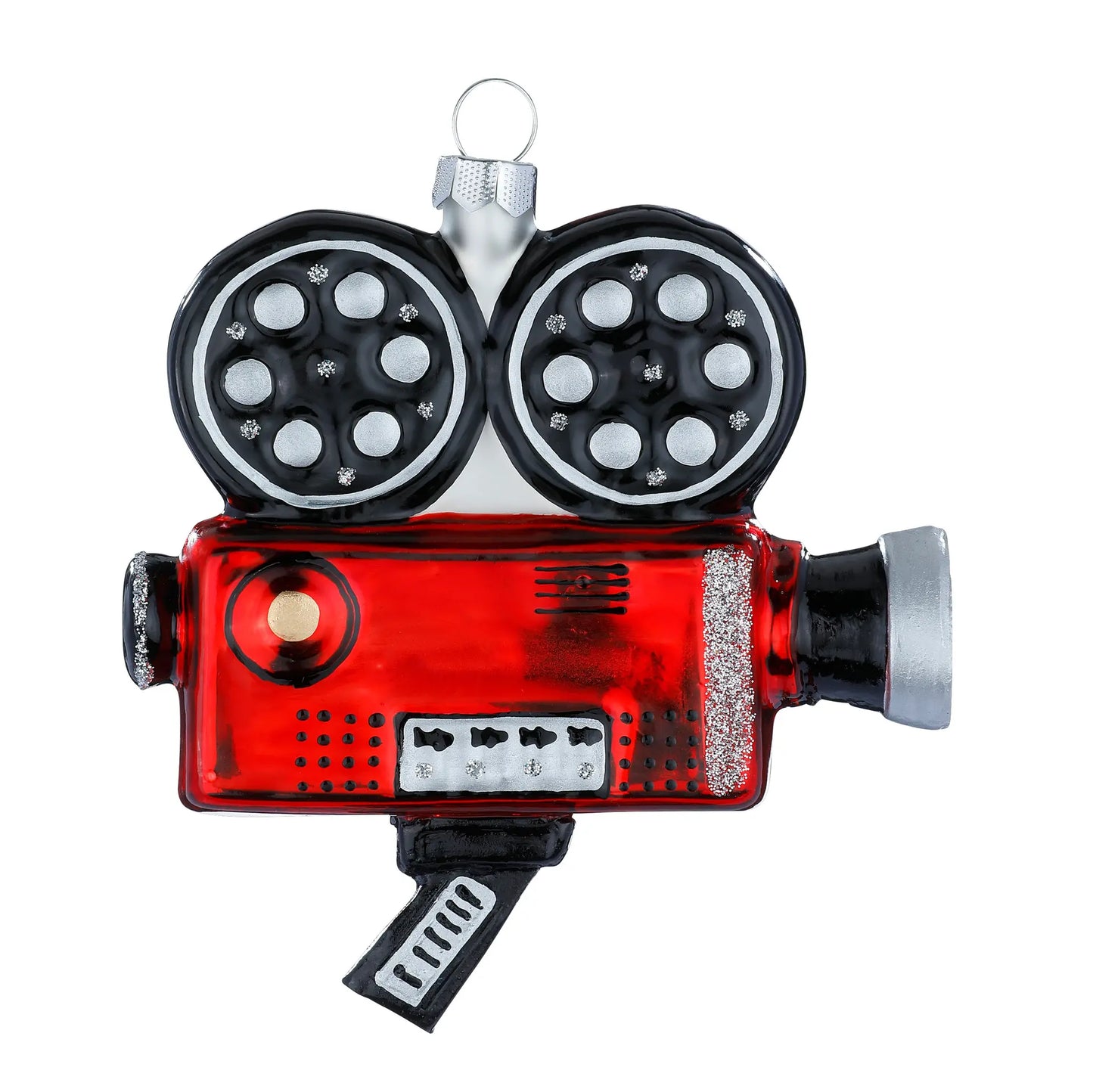 Glazen Kerstbal - Filmcamera (vanaf september verkrijgbaar)