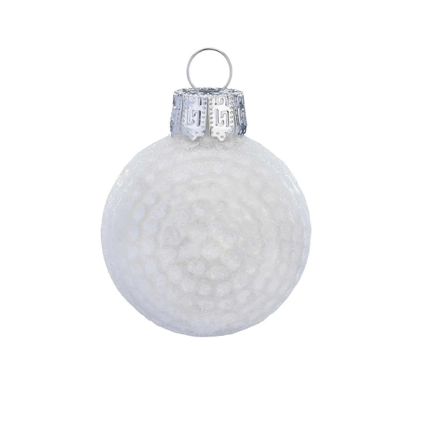 Glazen Kerstbal - Golfbal (vanaf september verkrijgbaar)