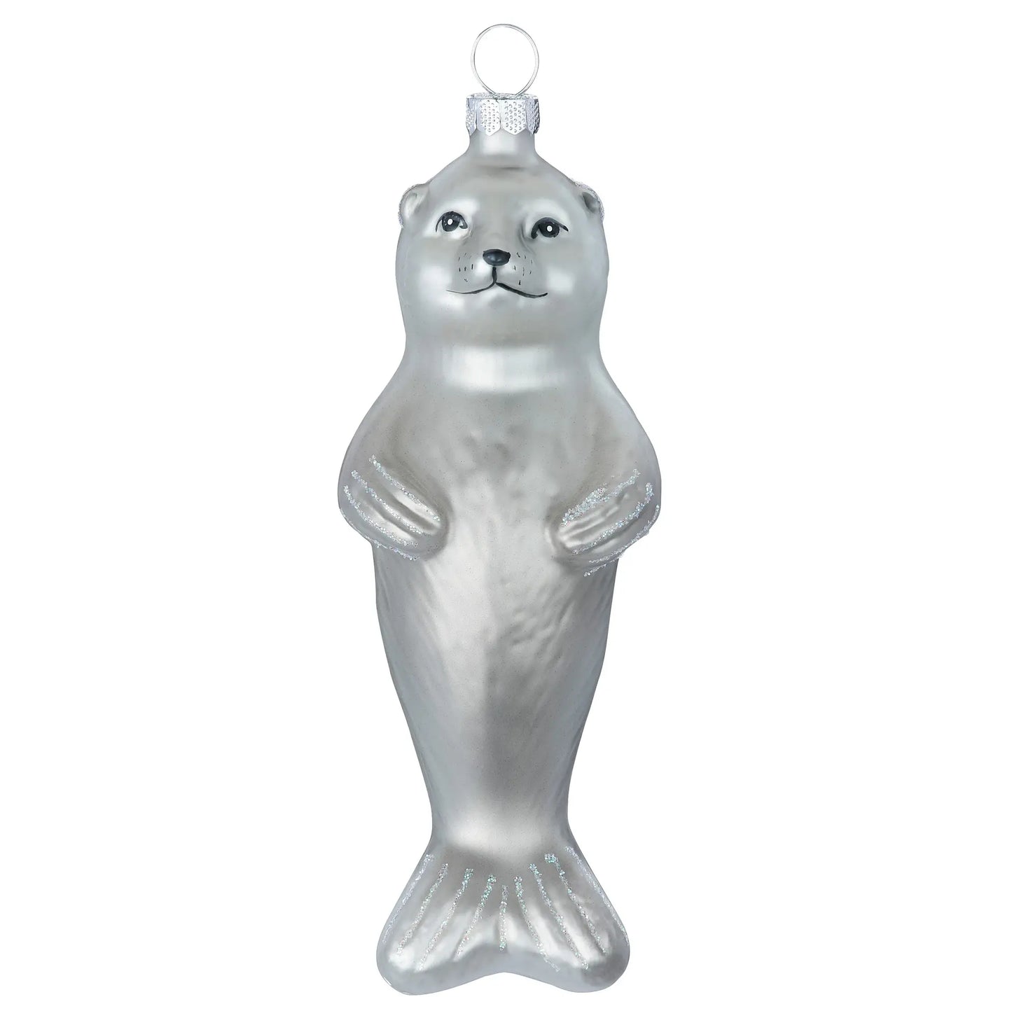 Glazen Kerstbal - Zeehond (vanaf september verkrijgbaar)