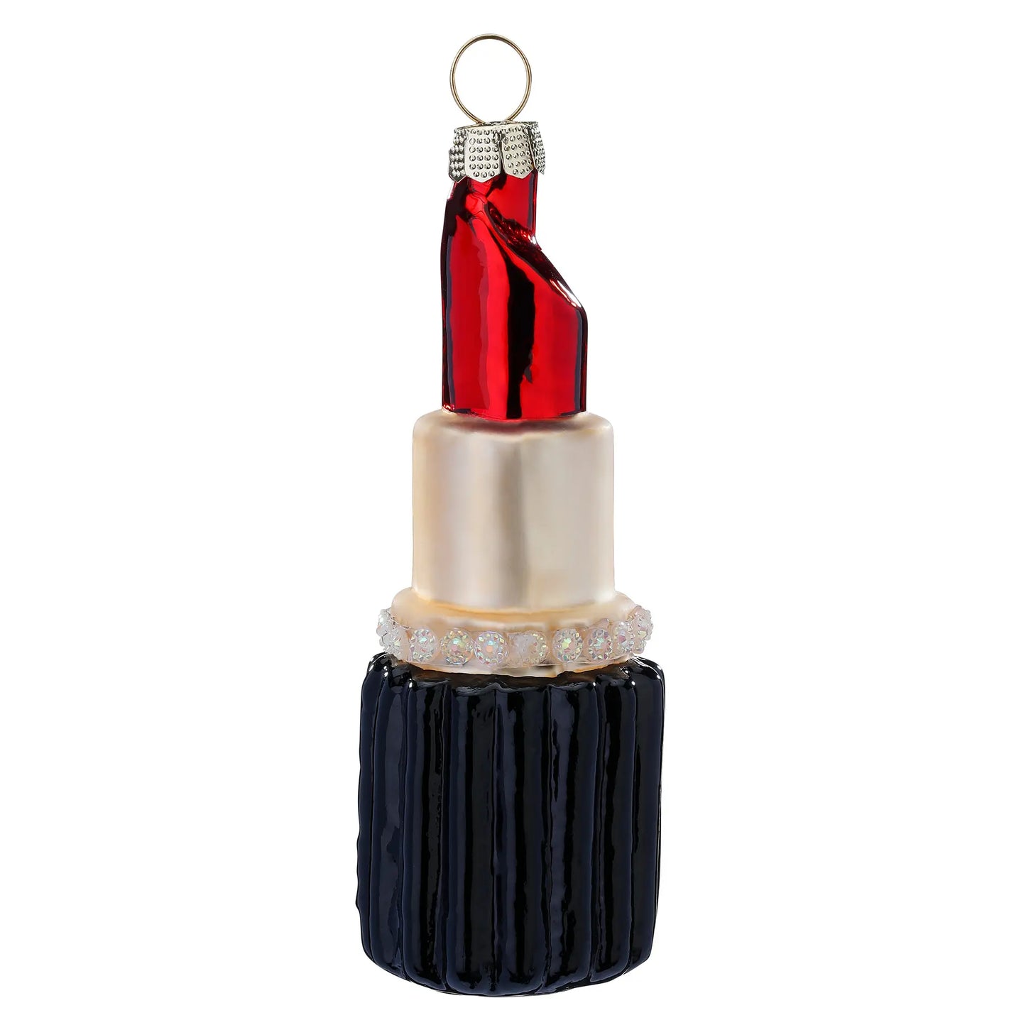 Glazen Kerstbal - Lippenstift (vanaf september verkrijgbaar)