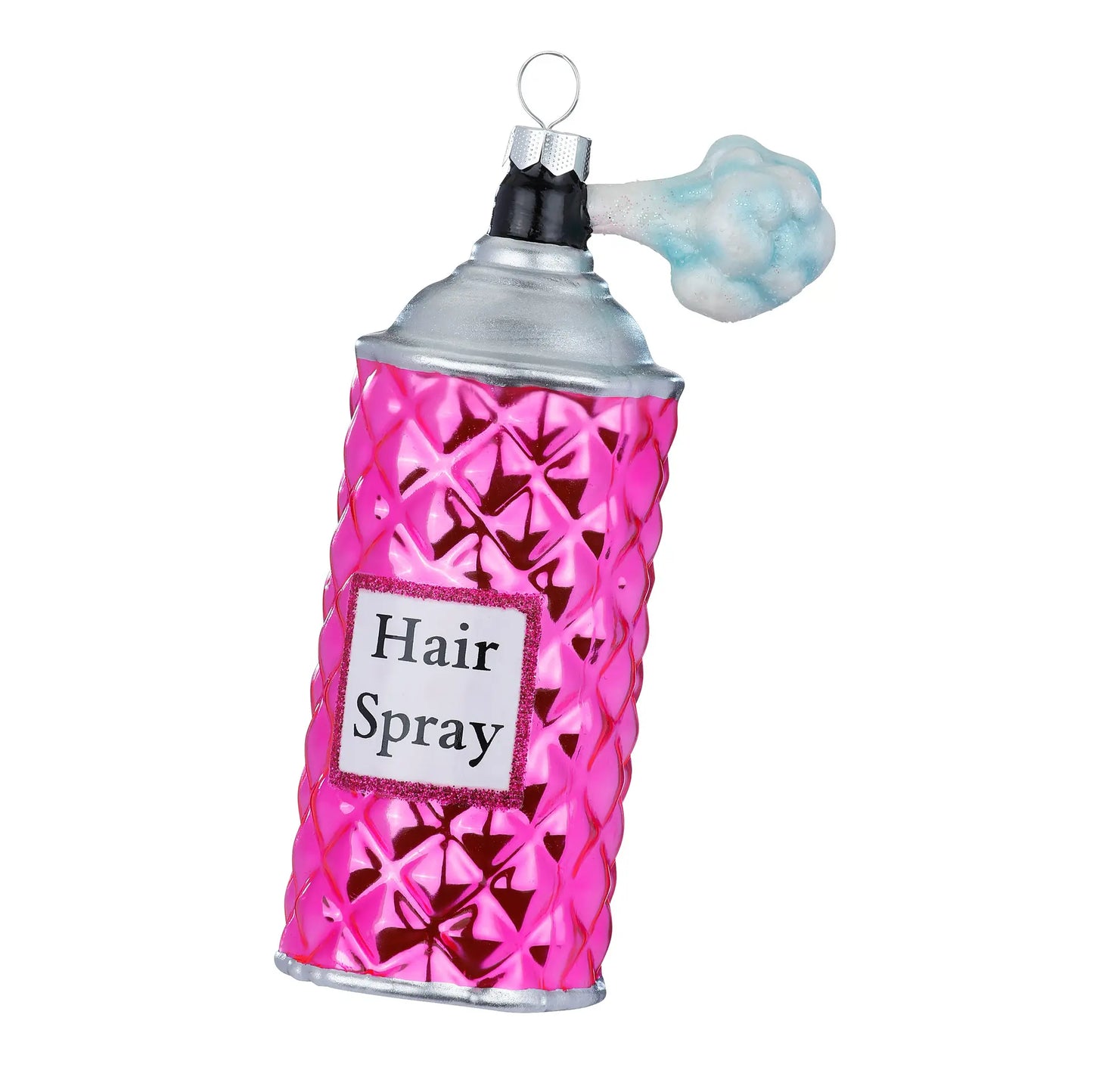 Glazen Kerstbal - Hairspray (vanaf september verkrijgbaar)