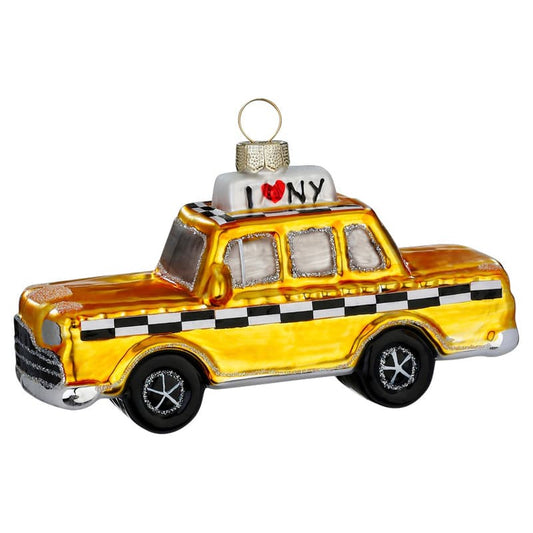 Glazen Kerstbal - New York taxi (verkrijgbaar vanaf september)