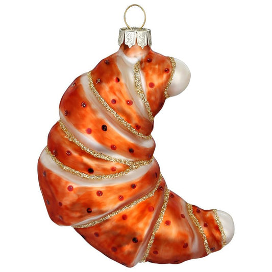 Glazen Kerstbal - Croissantje (verkrijgbaar vanaf september)