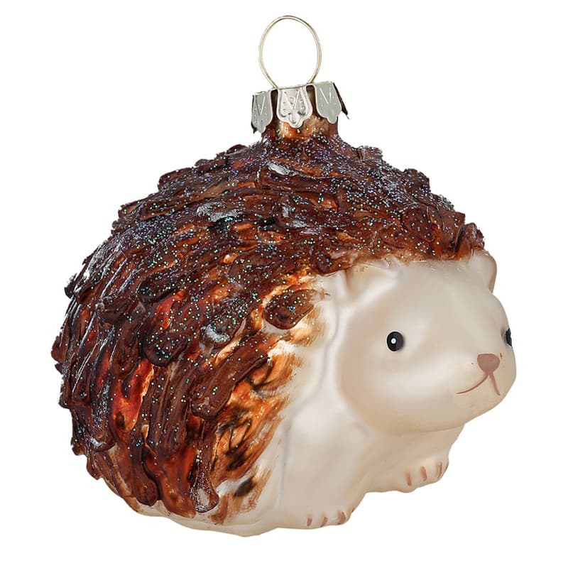 Glazen Kerstbal - Egeltje (verkrijgbaar vanaf september)
