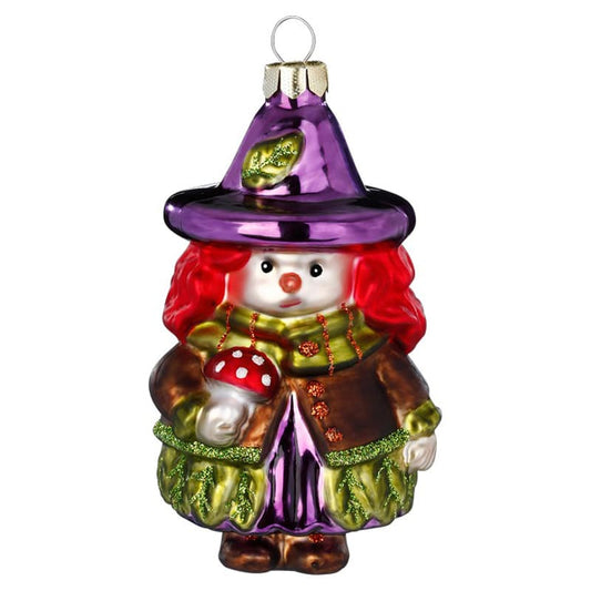Glazen Kerstbal - Heks (verkrijgbaar vanaf september)