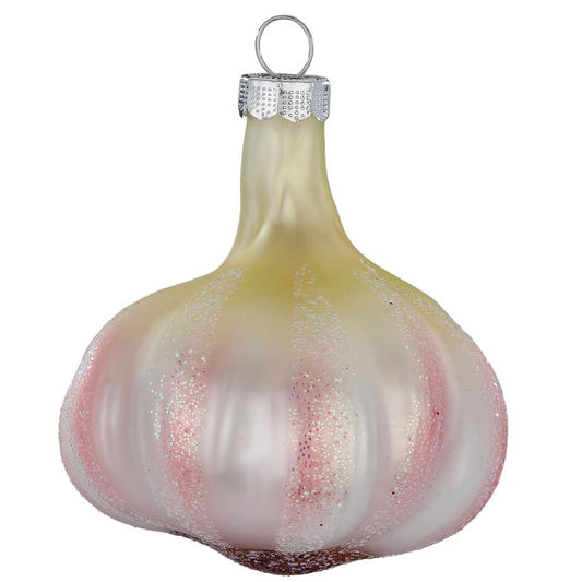 Glazen Kerstbal - Knoflook (vanaf september verkrijgbaar)