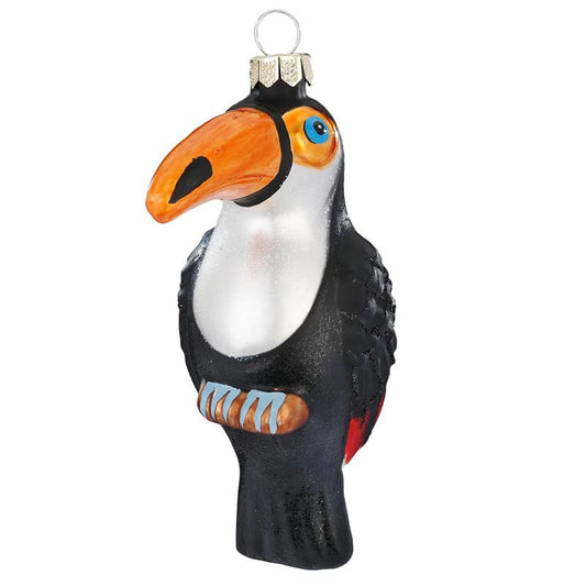 Glazen Kerstbal - Toekan (verkrijgbaar vanaf september)