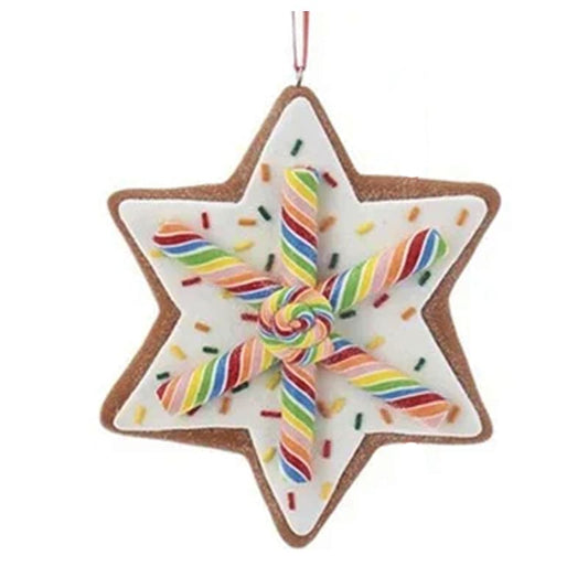 Kerstornament Gingerbread Ster